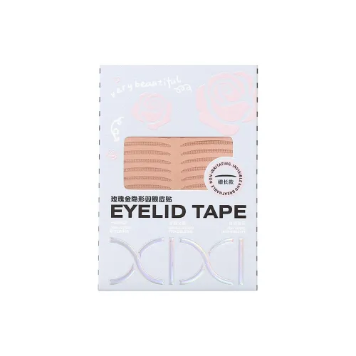 Xixi Розовое золото Двойной вековый патч Односторонний 5 шт Коробка включена