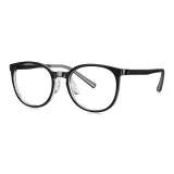 53007-B1-Прозрачный/Ярко-черная оправа + Черные линзы