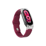 Бургундский - Обратная пряжка, силиконовый ремешок