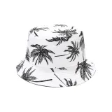 Белый, черный, кокосовая пальма