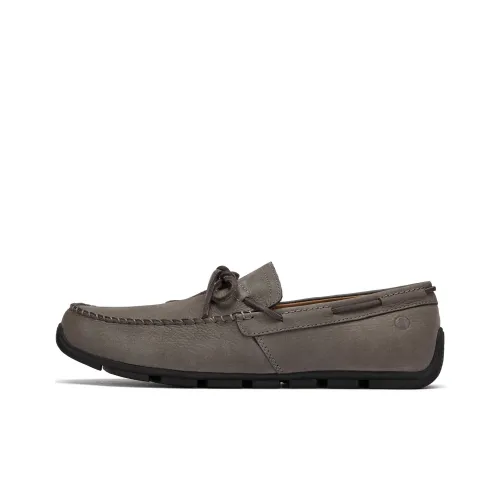 Clarks Лоферы Серые 261826447 Мужские