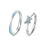 Ночной свет, бабочка, кольцо, 1 пара