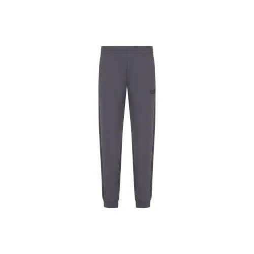 EMPORIO ARMANI EA7 Вязаные тренировочные брюки мужские серые
