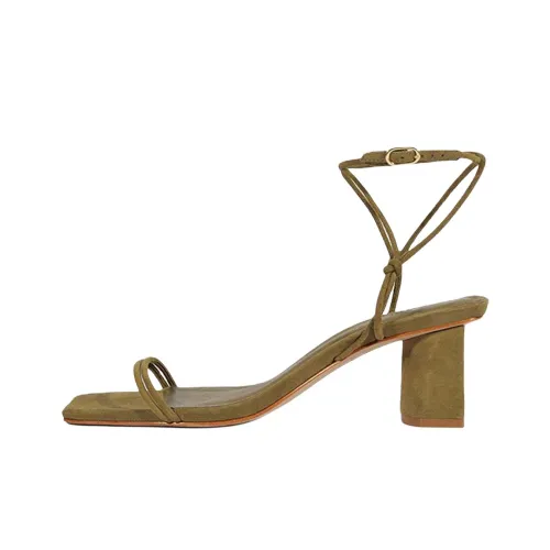 Schutz Pompeii One Ремень Сандалии 6,5 см Женские Зеленые