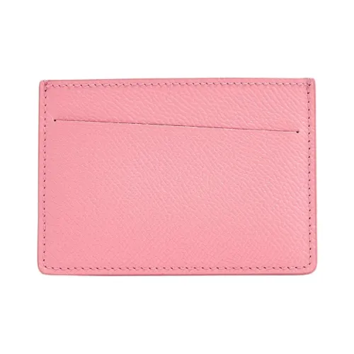 Maison Margiela Держатель для карт из телячьей кожи Мужской Розовый