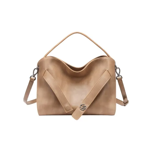 Tanita West Коровья кожа Тоут Сумка Сумка для покупок Сумка среднего размера Женская Молочно-чайная