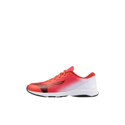 Mizuno Детская беговая обувь с низким верхом, красного цвета, Kids