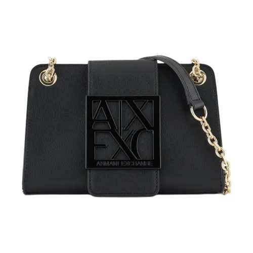 ARMANI EXCHANGEAE Полиуретан Сумка через плечо Мини Женская Черная