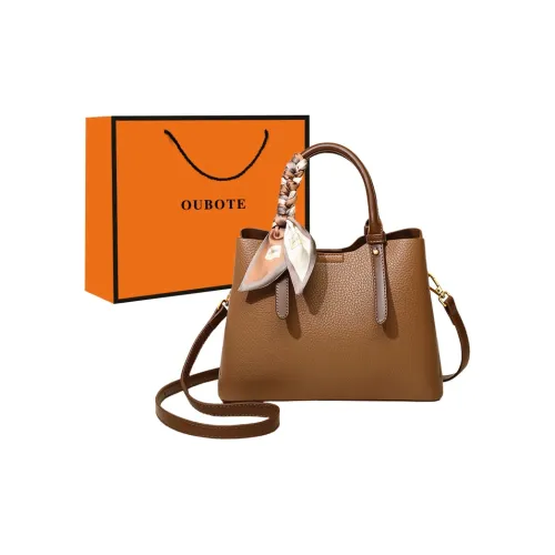 OUBOTE Синтетическая кожа Одно плечо Сумка Обычный Женский Шоколад