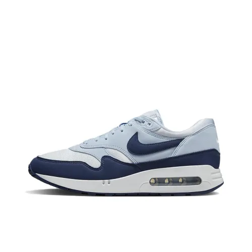 Nike Air Max 1 '86 'Свет Armoury Синий' Устойчивый к истиранию Дышащий Низкий Топ Спортивная Повседневная Обувь Мужская Синий Серый