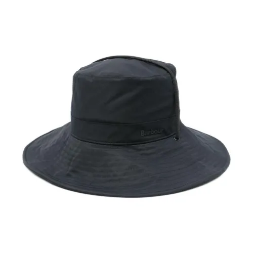 BARBOUR Хлопок Полиамид Шляпы ведра Женские Синий