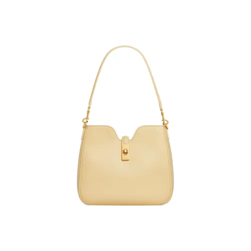 CELINE Camille 16 Soft Телячья кожа Плечевая сумка Маленькая Женская Весенняя Желтая