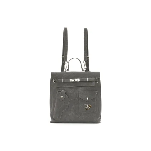 BONSAI STUDIO Микрофибра Рюкзак Стандартный Унисекс Черный