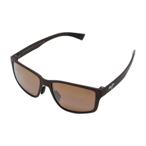 Maui Jim Ацетат Нерегулярная форма Солнцезащитные очки Мужской Коричневый