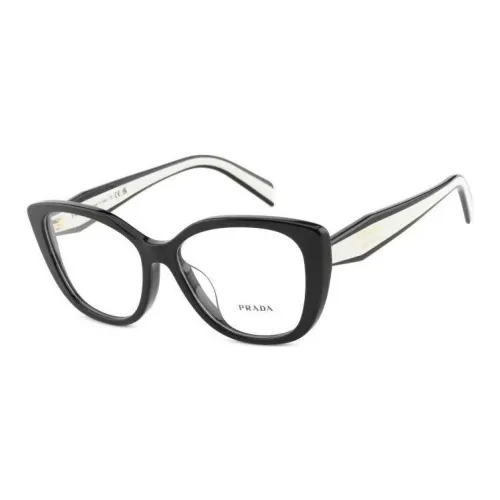PRADA Пластиковая оправа Бабочка Оправы для очков Унисекс Черный