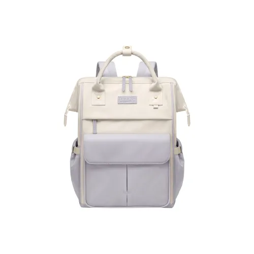 POLO Ткань 16 Дюйм Выпускной Дорожный Рюкзак Обычный Женский Абрикосовый Фиолетовый Абрикосовый Фиолетовый с Ушки Кролика