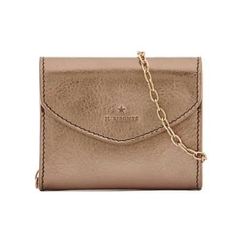 Il Bisonte Кожа Картхолдер Женские Бронза