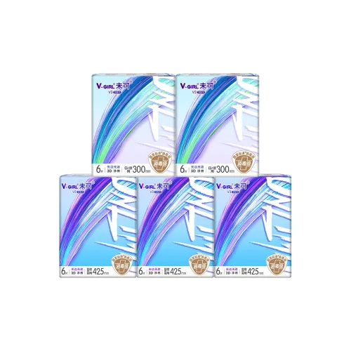 V Girl V3 Маленький FLOATING Ядерный Day Night Комбинация Дезинфицирующий Уровень Гигиенические Помады Светлый и Дышащий 30 Упаковка