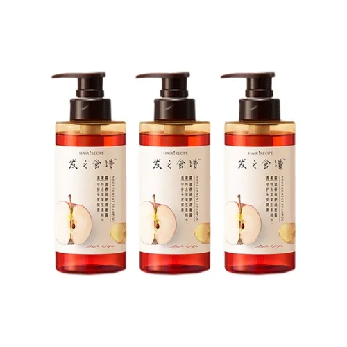 Hair Recipe Яблоко Имбирный Шампунь Чистка Четвертое поколение 280 мл*3