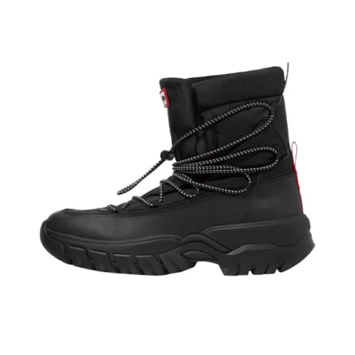 HUNTER Устойчивый к истиранию Короткий Снегоботинки Женские Черные