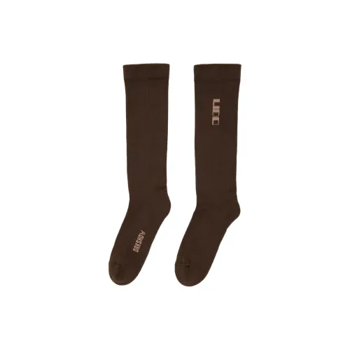 Rick Owens DRKSHDW Высокие носки Мужской 1 упаковка Коричневый