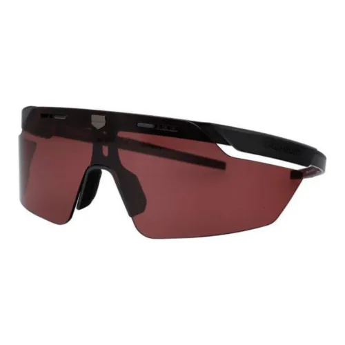 TAG HEUER Ацетат Нерегулярная форма Солнцезащитные очки Унисекс Черный