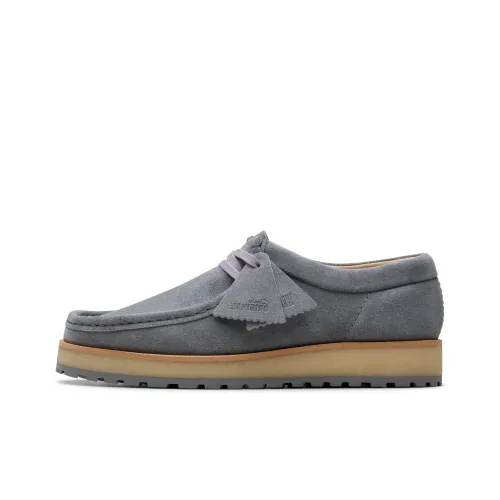 Clarks Мужские повседневные туфли Low Top Серый 261806287 Мужской