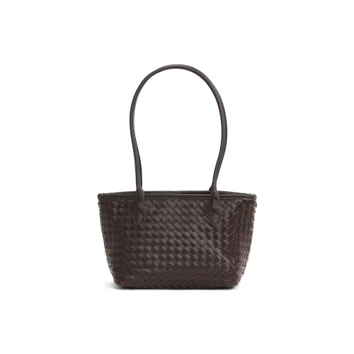 BONSAI STUDIO Сумка из синтетической кожи сумка-тоут сумка для покупок сумка через плечо стандартная женская кофейного цвета