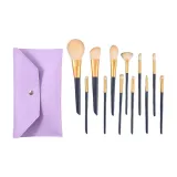 12 шт. Щетка + Фиолетовый Чехол для щетки