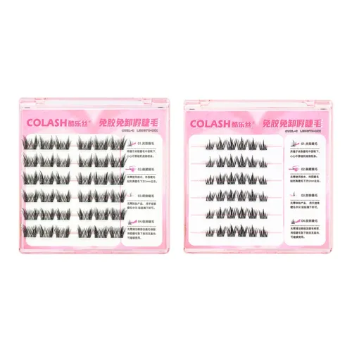 KULESI Нескользящий Подсолнух + Нескользящий Villain Sweetheart Накладные ресницы Естественная Длина Стиль