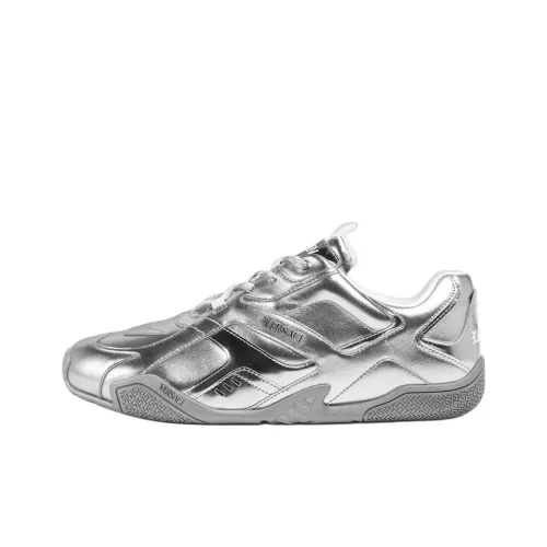 VERSACE Galaxia Low Топ Casual Мужской Серебряный