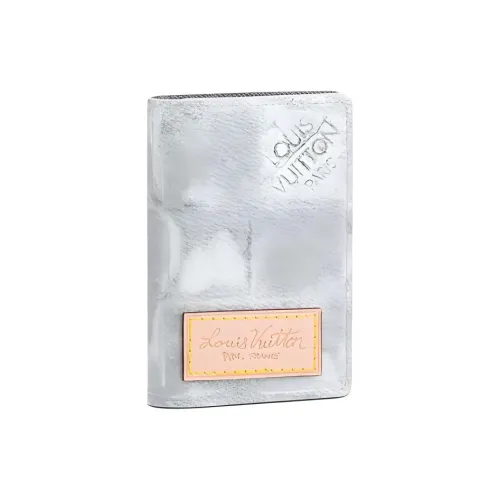 LOUIS VUITTON Холст Кошелек Мужской Светло-Серый