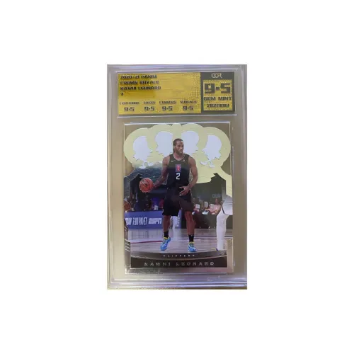 PANINI 2020 21 Crown Royale Kawhi Leonard Crown Нерегулярная карта Cor 9,5 очков сертифицированные карточки 1 шт