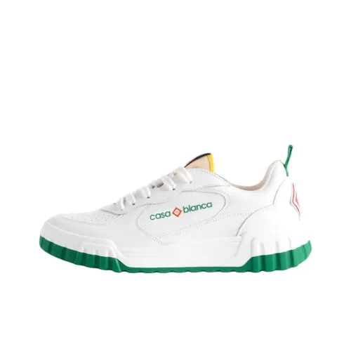 CASABLANCA Корт Charaf Tajer Low Топ Скейтборд Кроссовки Мужские Белые