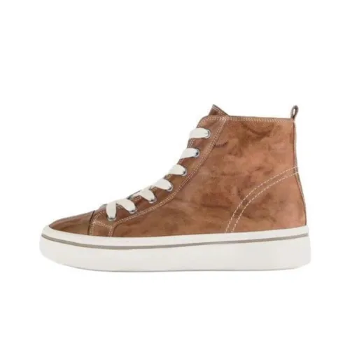 Gabor Мода Высокие Кеды Повседневная Обувь Унисекс Коричневый