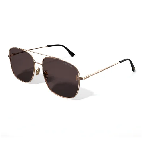 TF Сплав Aviator Солнцезащитные очки Мужские Rose Gold