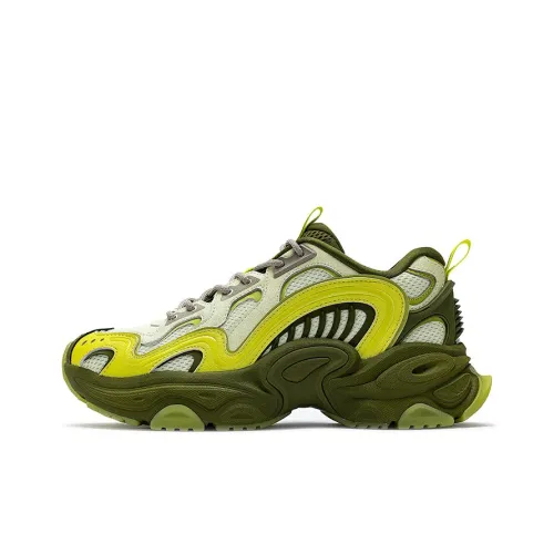 ANTA Casual Низкий Топ Желтый Зеленый Мужской