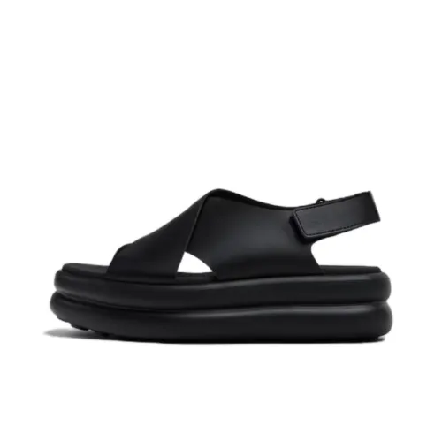 CAMPER Pelotas Flota Up One Strap Sandals 5,1cm Women's Black CAMPER Pelotas Flota Up One Ремешок Сандалии 5,1см Женские Черные