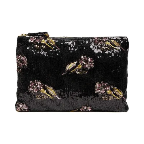 La DOUBLEJ. Блестки Клатч Женские Черный и Разноцветный
