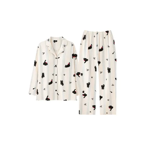 Chun Xi Pajama Комплект Женский Абрикос