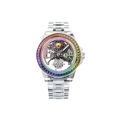 BONEST GATTI Time Fantasy Collection Автоматический Механический Механизм Часы Мужские Черный Циферблат