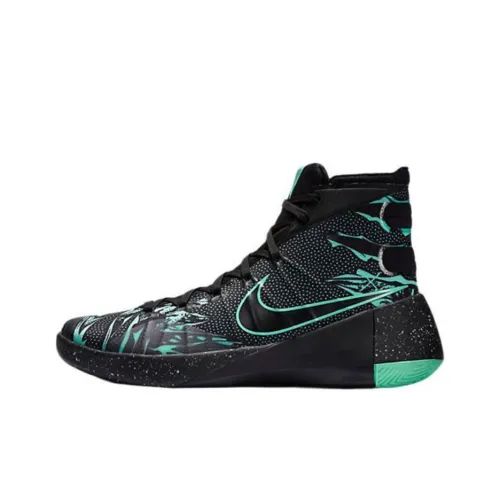 Nike Hyperdunk 2015 Баскетбольные кроссовки Высокий топ Черный Зеленый Мужской