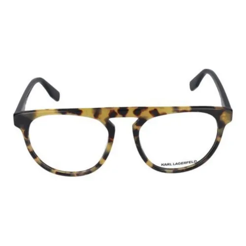 KARL LAGERFELD Пластик Овал Оправы для очков Мужской Черепаховый