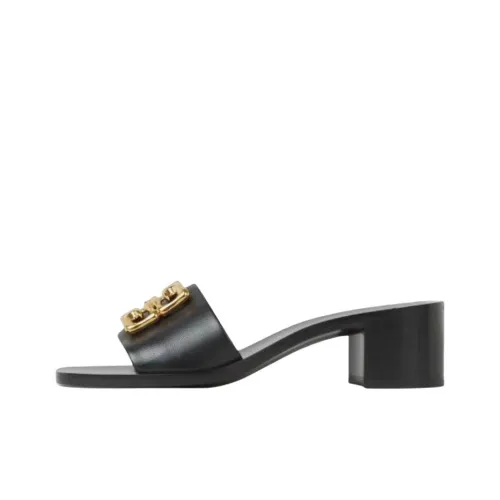 Givenchy Rubber Slide Тапочки 5 см Женские Черные