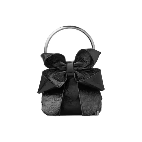 Jimmy Choo Micro Bon кожа ведрообразная сумка сумка через плечо мини сумка женская черная