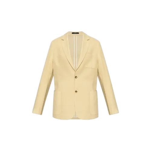 Paul Smith Бизнес-костюм Пальто Мужской Желтый