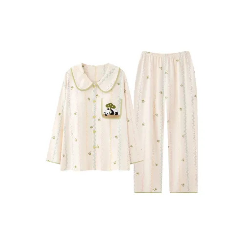 Chun Xi Pajama Комплект Женский Абрикос