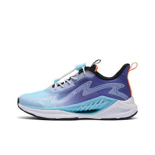 361°KIDS Противоскользящие Амортизирующие Устойчивые к истиранию Дышащие Детские Беговые Кроссовки Синий Фиолетовый Белый