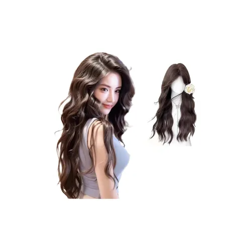 MUYAN Нет Сетка Требуется Легко Поддерживать Парики Смешанный Шелк Длинные Волнистые