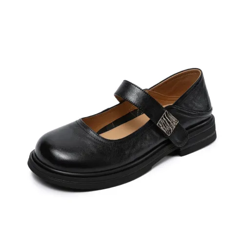 Devanro Грубый каблук Мэри Джейн Туфли 3,0 см Женские